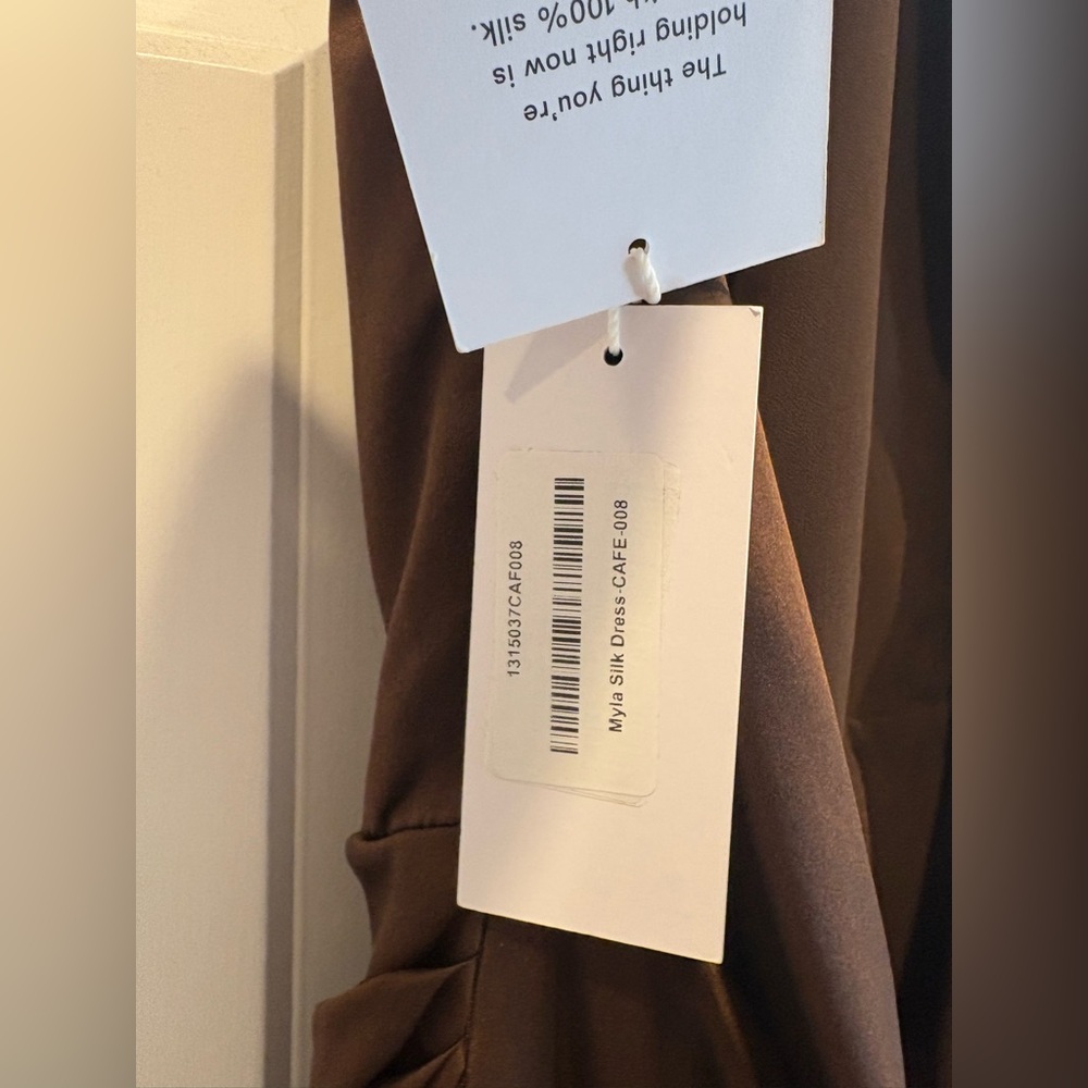 REFORMATION Myra Silk Dress NWT - Picture 7 of 9